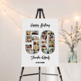 Modern Custom Wedding Photo Welcome Foam Board