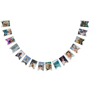 50th Birthday Party Fun 16 Photo Banner Custom