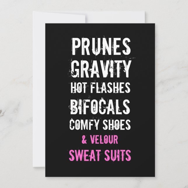 50th Birthday Party - Funny for Her Invitation (Front)