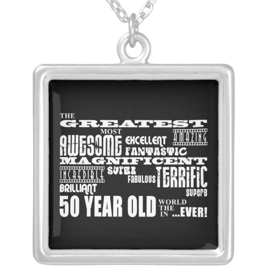 50th Birthday Gift Vintage Gold Lace Pendant