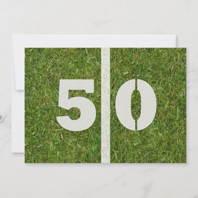 50th Birthday Party! Invitation (Front)