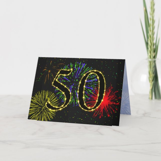50th Birthday Party Invitation (Front)