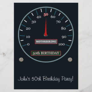 50th Birthday Party Invitation