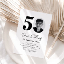 50th Birthday Party Invitation | 50th Birthday