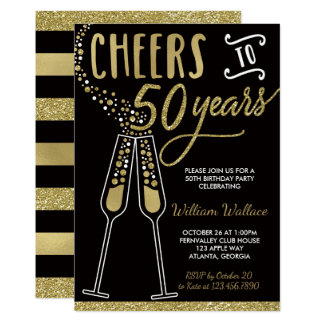 50th birthday party invitations