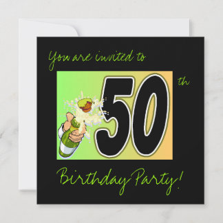 50th Birthday Party Invitations