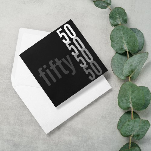 50th Birthday Party Invitations