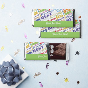 50th Birthday Party Personalized Gifts Hershey Bar Favors