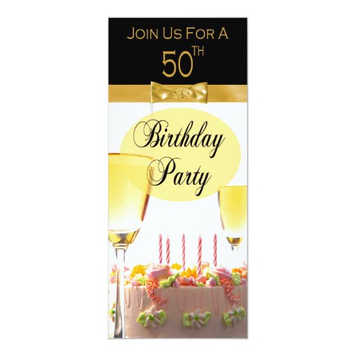 Personalised 50Th Birthday Invitations 6