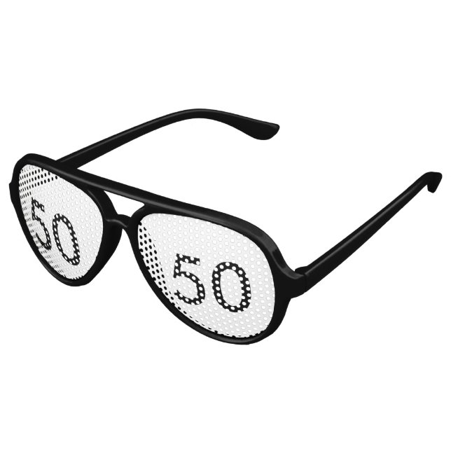 50th Birthday Party Shades (Angled)