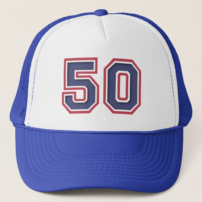 50th Birthday Party Trucker Hat (Front)
