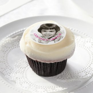 50th Birthday Party - Your Photo On Edible Frosting Rounds