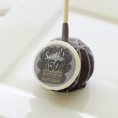 50th Birthday | Personalize Cake Pops (Front Insitu)