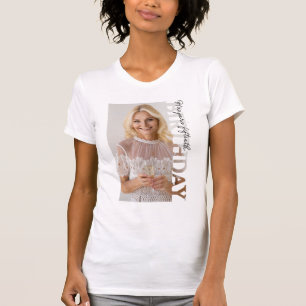 50th Birthday Photo Collage T-Shirt Personalised