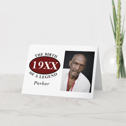 50th Birthday Photo Template Birth Of A Legend