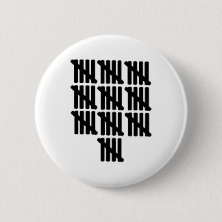 50th birthday pinback button