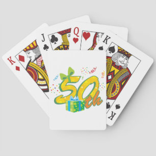 50th Birthday Playing Cards
