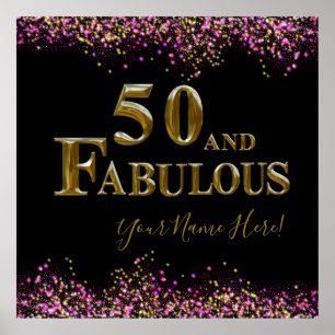 50th Birthday  Poster