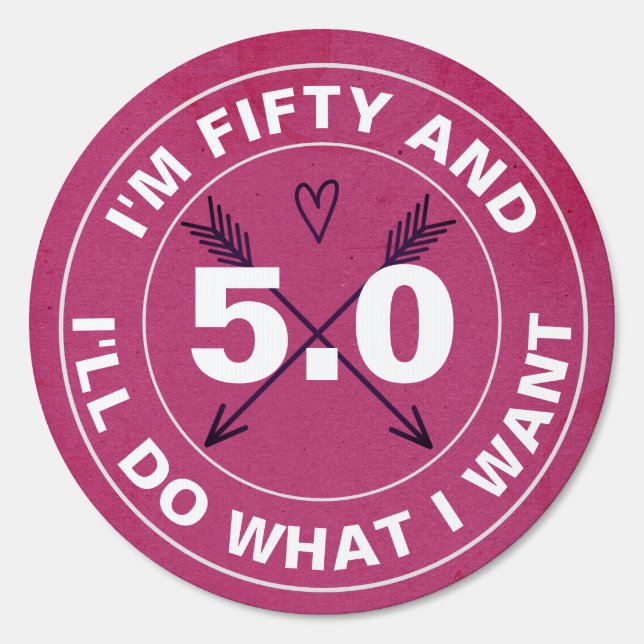50th Birthday Premium Yard Sign (Back)