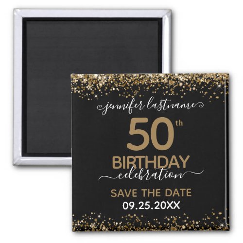 50th Birthday Save the Date Magnet