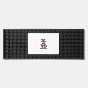 50th Birthday See You Soon Religious Humor Design_ Bar Mat