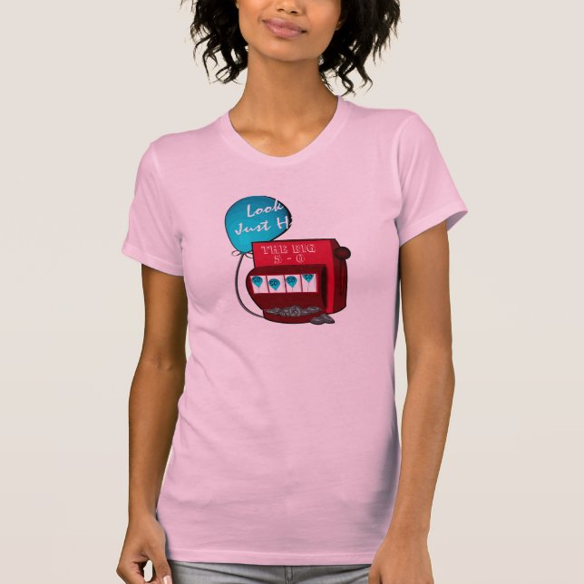 50th Birthday Slot Machine T-Shirt (Front)