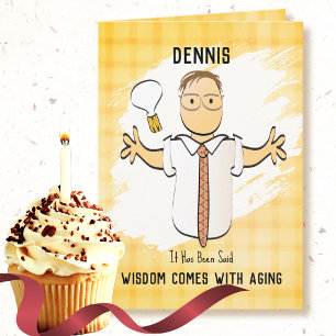 50th Birthday Snarky Sassy Male Cartoon Funny  Card