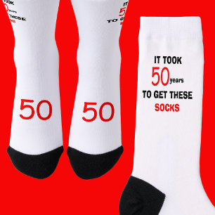 50th Birthday Socks Men Funny