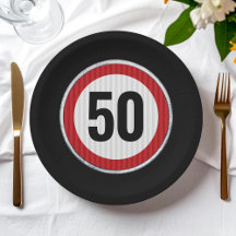 50th Birthday Speed Limit Sign - ANY AGE