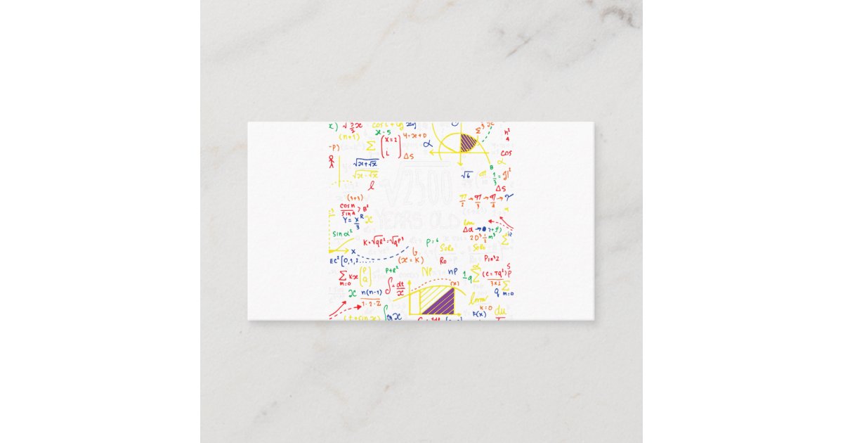 50th-birthday-square-root-of-2500-50-years-old-mat-business-card-zazzle