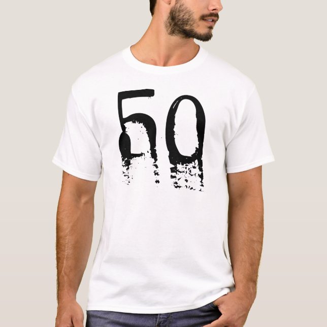 50th Birthday T-Shirt (Front)