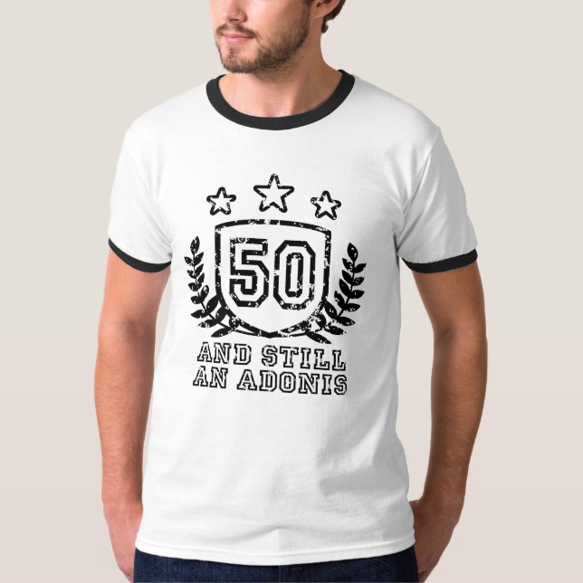 50th Birthday T-Shirt (Front)