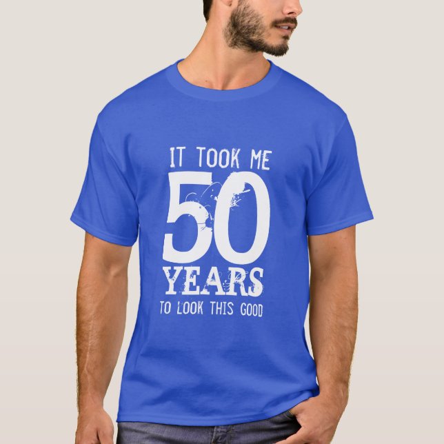 50th Birthday t shirt | Customizable (Front)