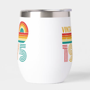 50th Birthday Thermal Wine Tumbler