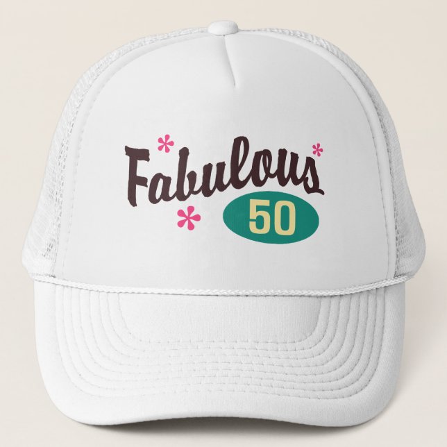 50th Birthday Trucker Hat (Front)