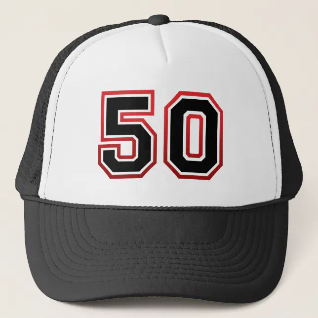 50th-birthday-trucker-hat-zazzle