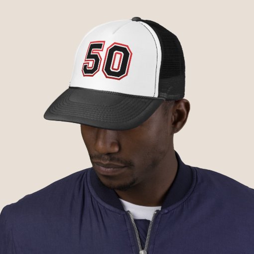 50th-birthday-trucker-hat-zazzle