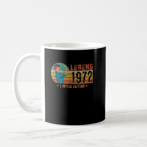 50th Birthday Vintage 1972 Legend Since 1972 For M Coffee Mug