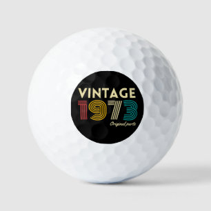50Th Birthday Vintage 1973 Original Parts Golf Balls