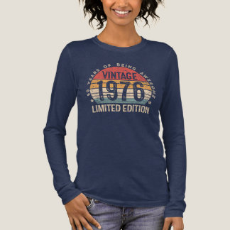 50th Birthday Vintage 1976 Limited Edition 50 Bday Tri-Blend Shirt