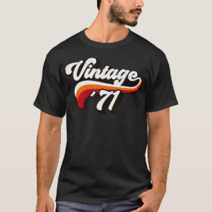 50TH BIRTHDAY VINTAGE 71 RETRO DESIGN T-Shirt
