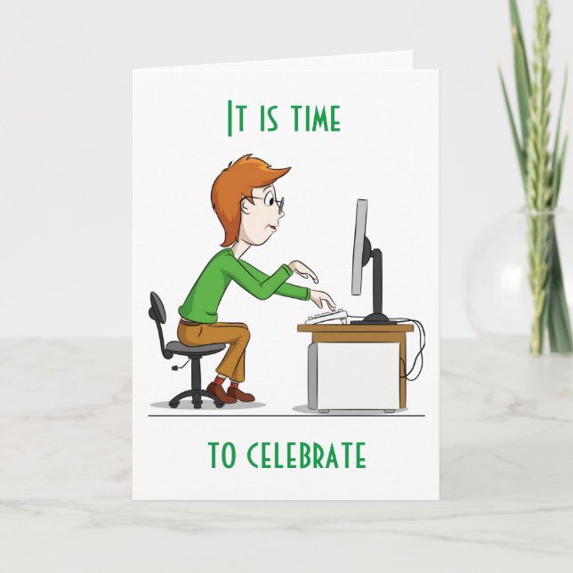 "50th BIRTHDAY WISHES AND ADVICE FOR FUN" Card (Front)