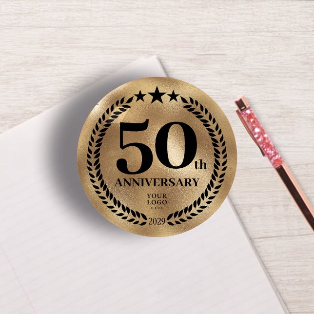 50th Business Anniversary Gold Paperweight (50th Business Anniversary Gold Paperweight
)