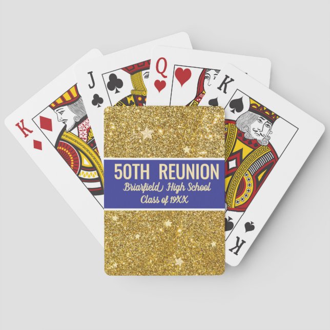 50th Class Reunion Classic Playing Cards (Back)