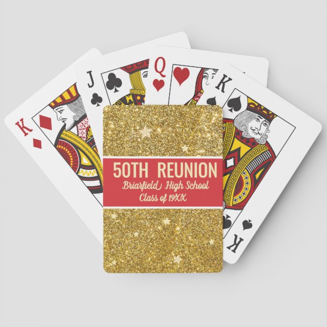 50th Class Reunion Classic Playing Cards (Back)