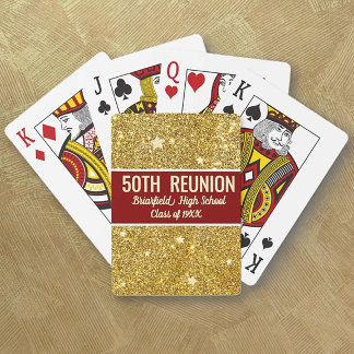 50th Class Reunion Classic Playing Cards