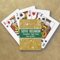 50th Class Reunion Classic Playing Cards