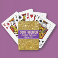 50th Class Reunion Classic Playing Cards
