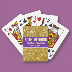 50th Class Reunion Classic Playing Cards