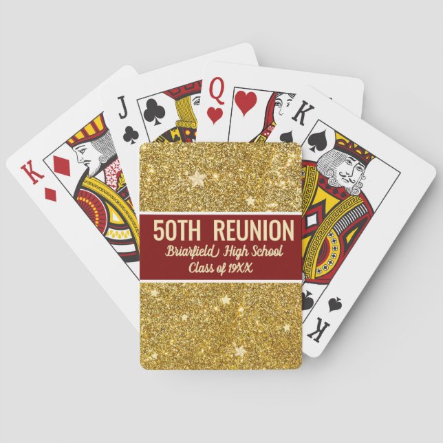 50th Class Reunion Classic Playing Cards (Back)